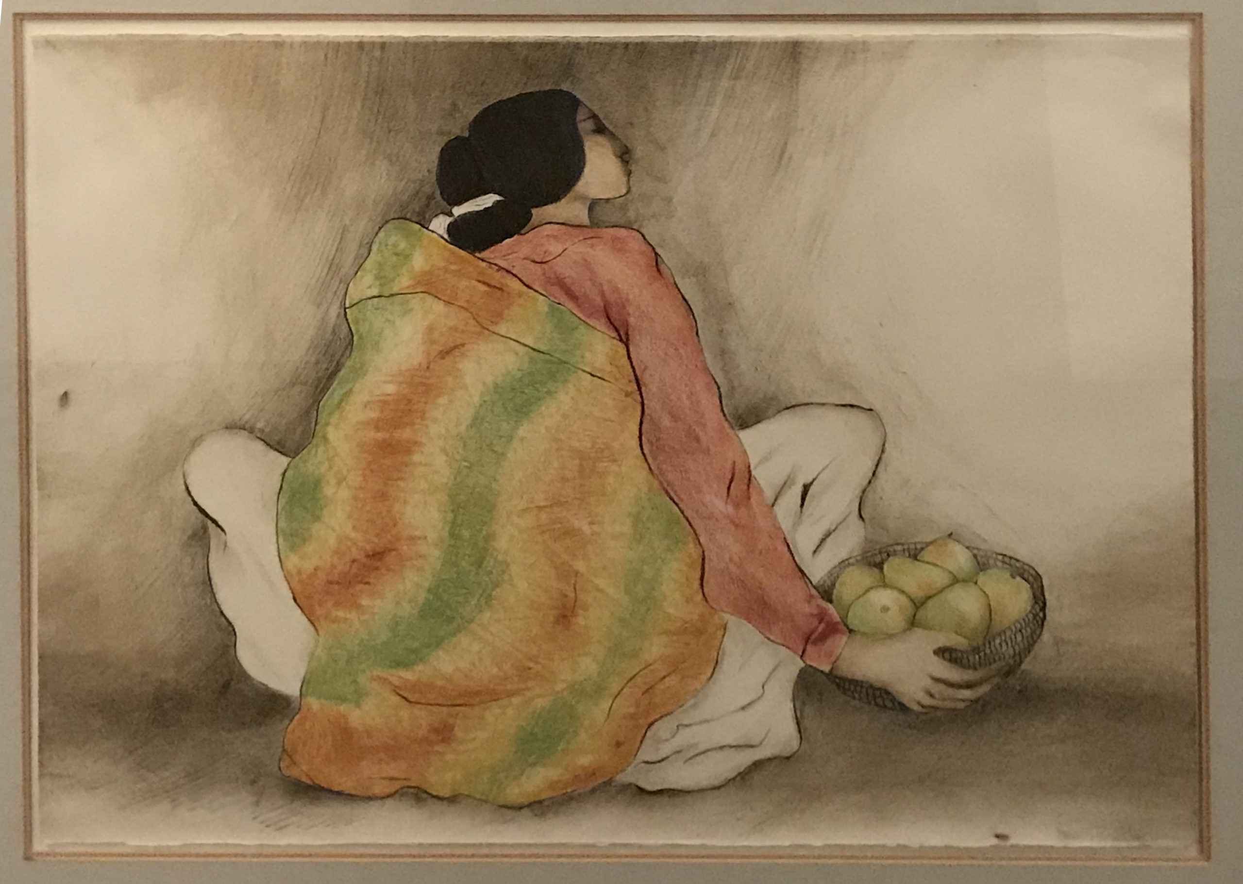Woman with Pears